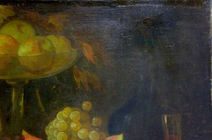 Oil painting Sweet still life