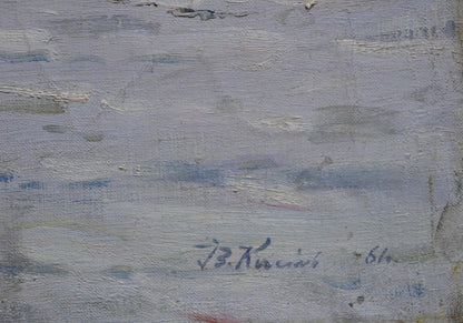 Oil painting Waves in the sea Grigory Kisil