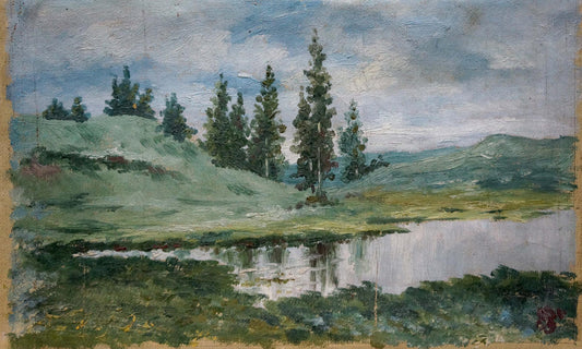 Oil painting After the rain D. Sitomir