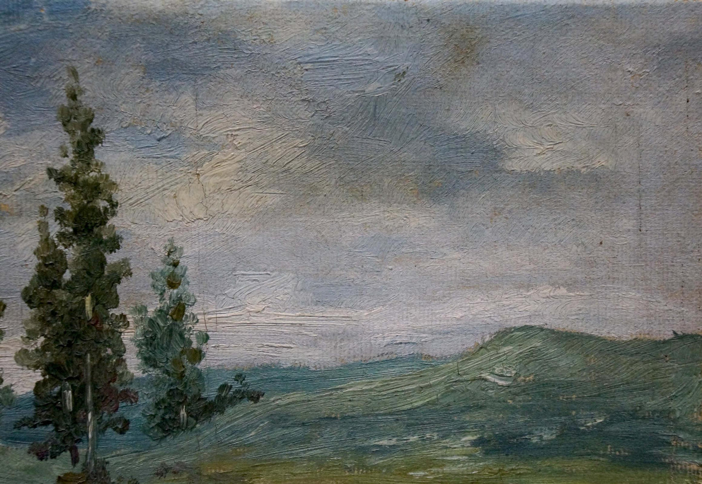 Oil painting After the rain D. Sitomir