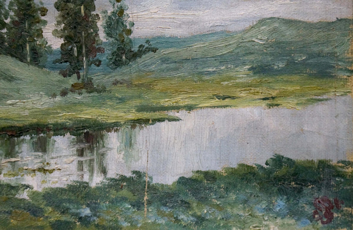 Oil painting After the rain D. Sitomir