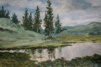 Oil painting After the rain D. Sitomir