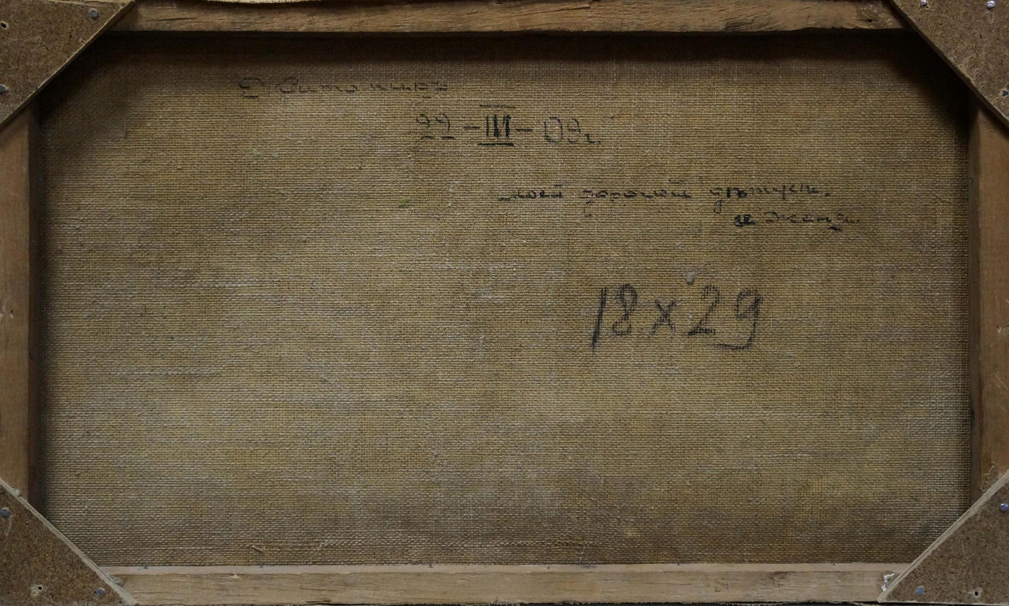 Oil painting After the rain D. Sitomir