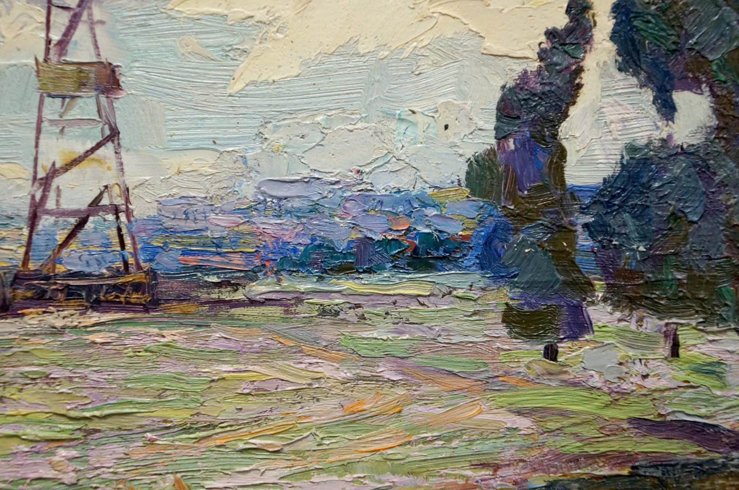 Oil painting In the country Marynichenko Grigory Andreevich