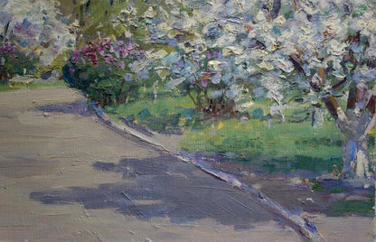 Oil painting Spring has come and the trees are blooming Kisil Grigory Alekseevich