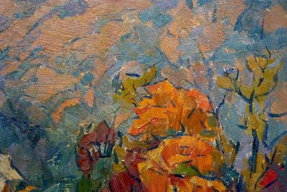 Oil painting Golden autumn Chegodar Vasily Dmitrievich