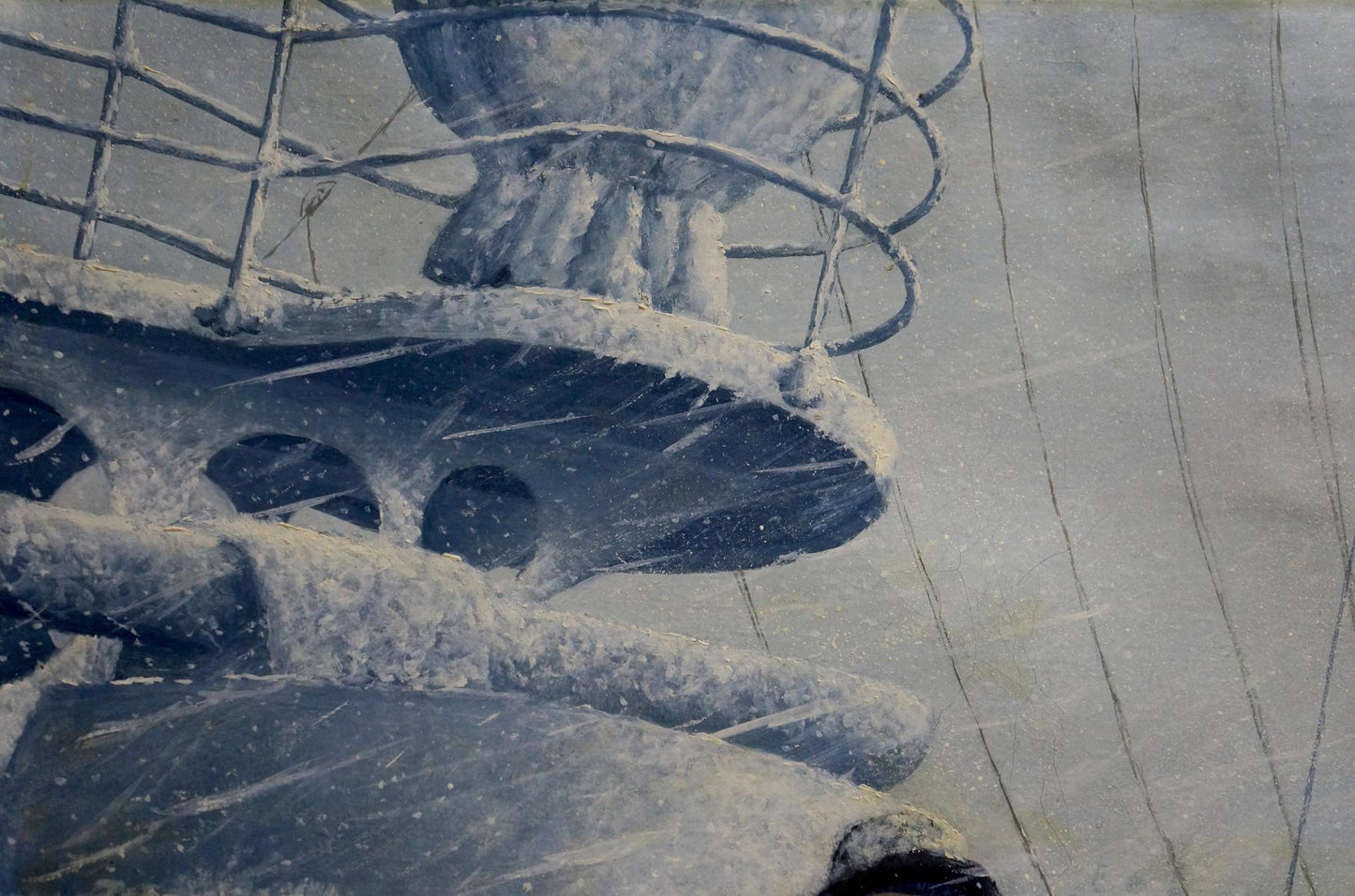 Oil painting In convoy Polycarp Avilov