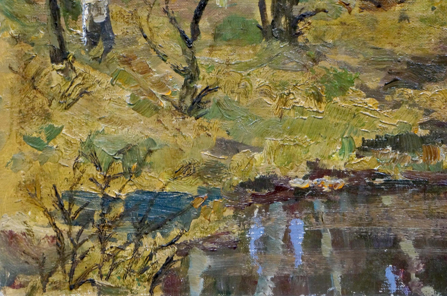 Oil painting Swamp in the forest Stepanov A. S.