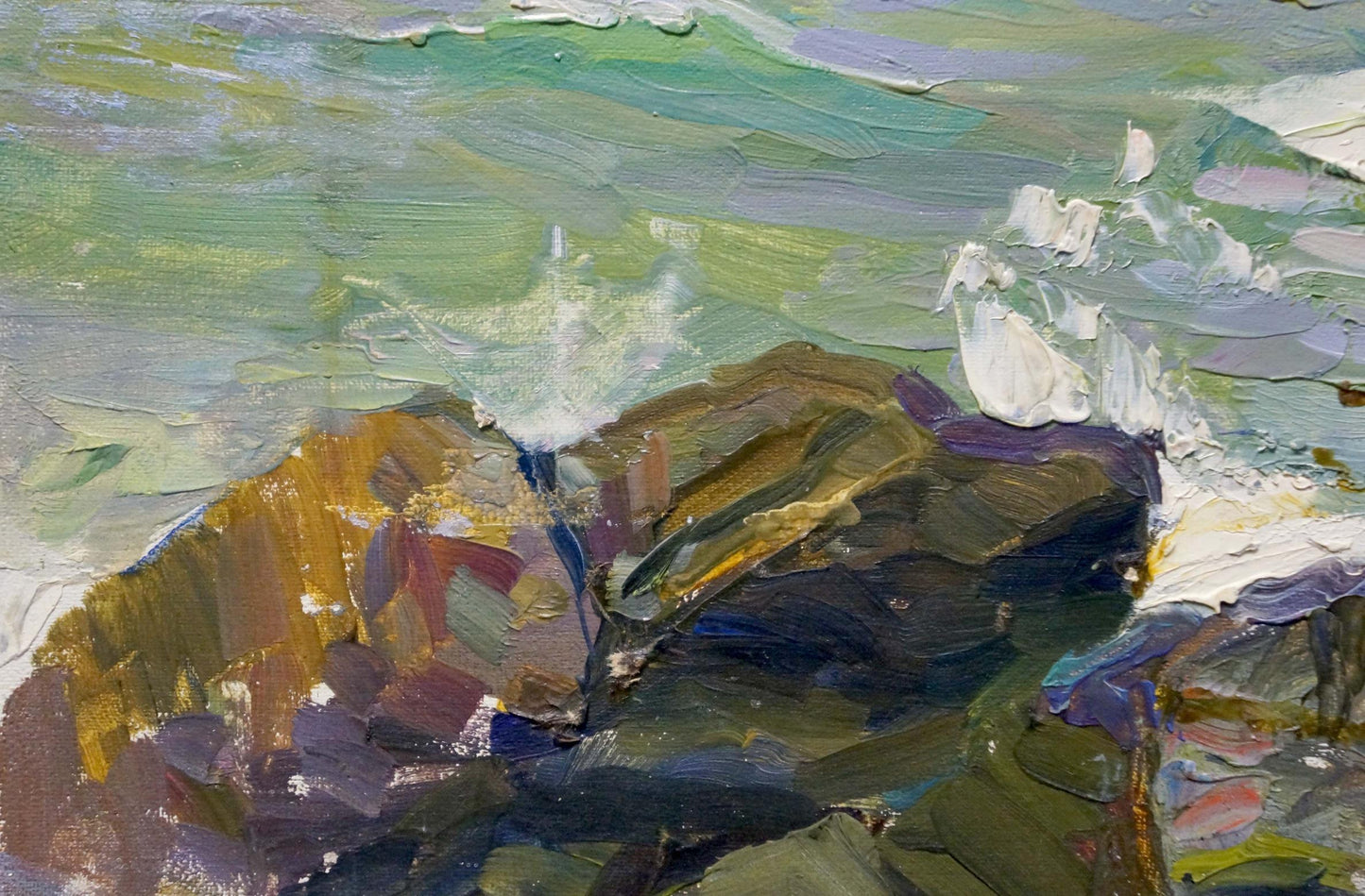 Oil painting Seascape Kolomoitsev Petr Mikhailovich
