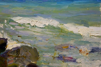 Oil painting Seascape Kolomoitsev Petr Mikhailovich