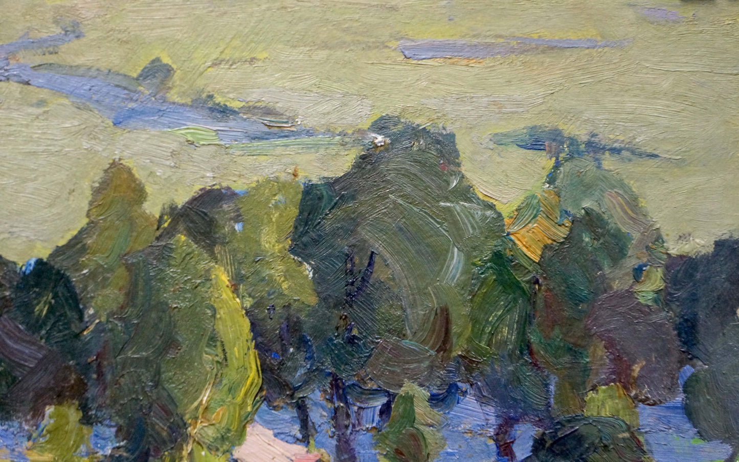 Oil painting Corner in the forest Gantman Moisey Faibovich