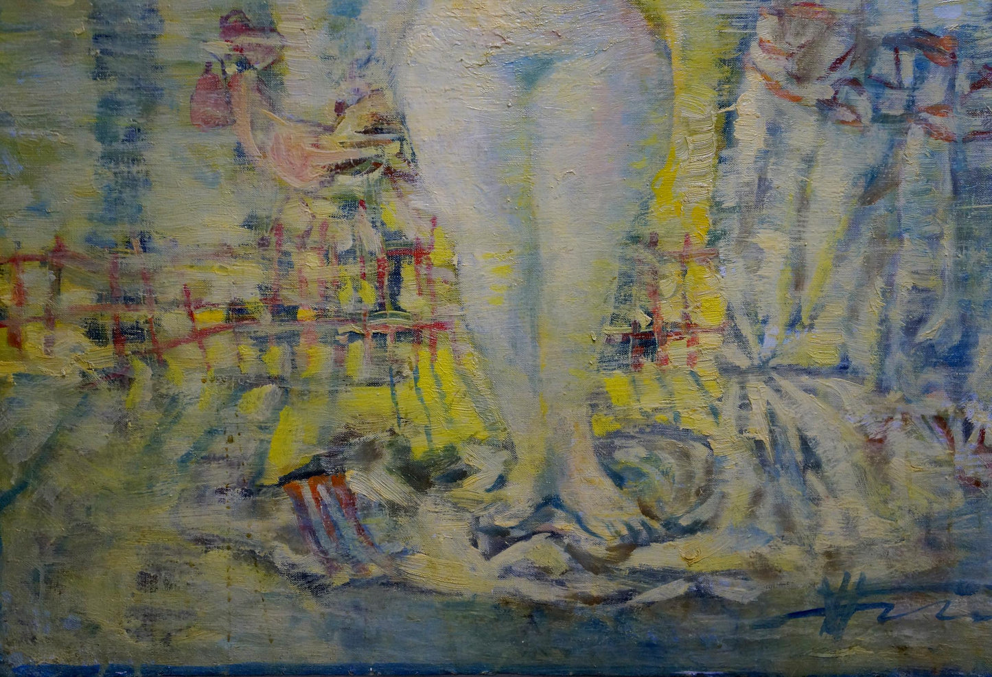 Abstract oil painting Portrait of a girl Prokopenko Nikolay Nikolaevich