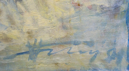 Abstract oil painting Portrait of a girl Prokopenko Nikolay Nikolaevich