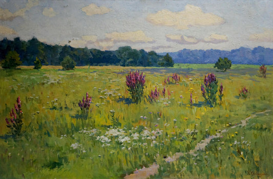 Oil painting Landscape Sabadysh Petr Evlampievich