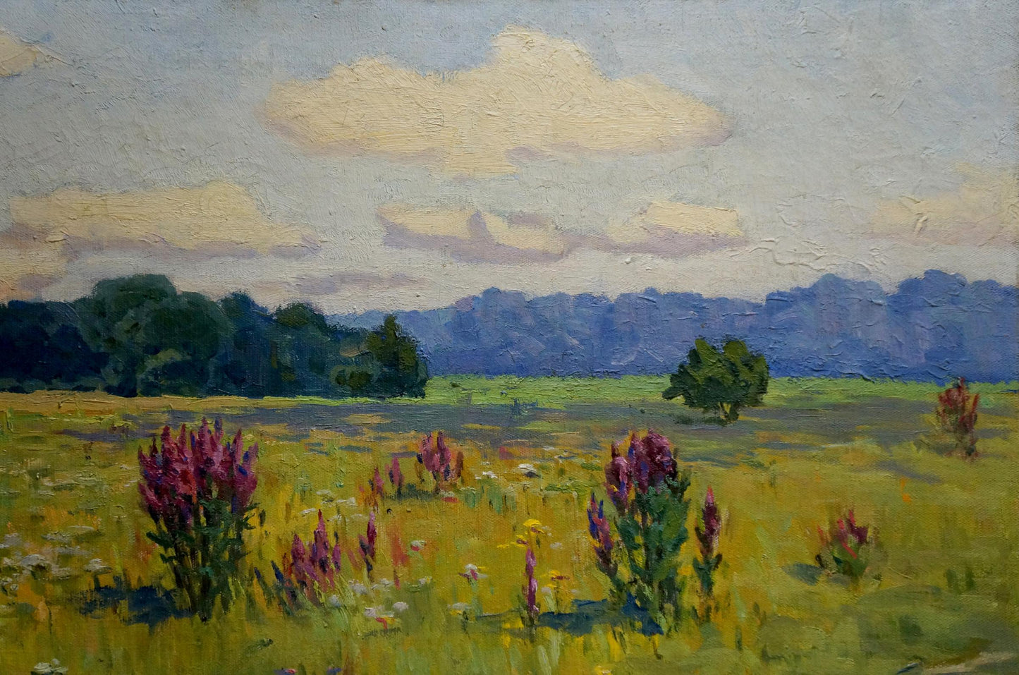 Oil painting Landscape Sabadysh Petr Evlampievich