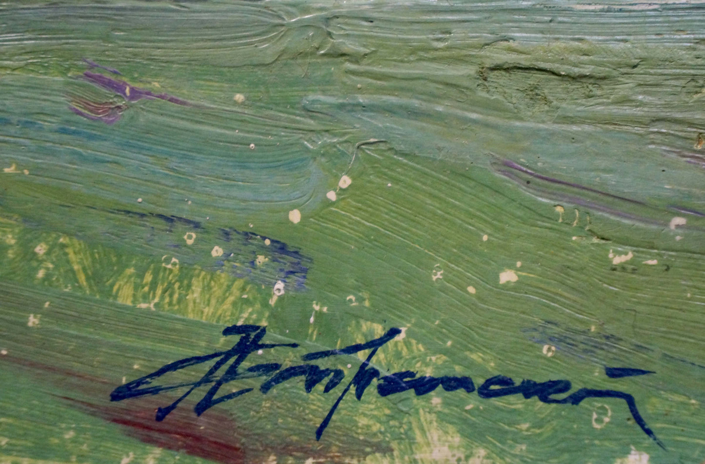 Oil painting It's starting to rain Stremsky Alexander Ivanovich