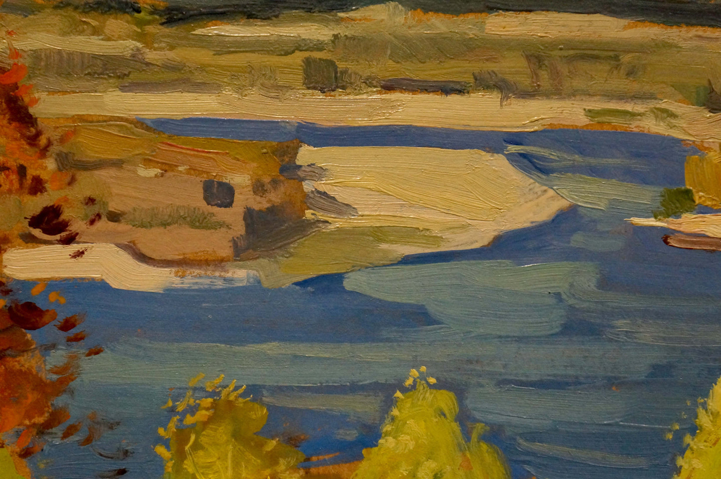 Oil painting River landscape Nikolay Buryachok