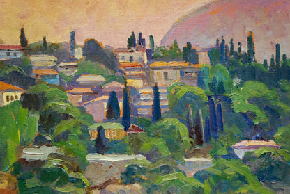 oil city landscape painting buy