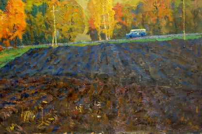 Oil painting Landscape of fields Korostelev Vladimir Alexandrovich
