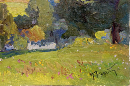 Oil painting Summer Gantman Moses Faybovich