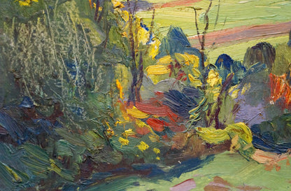 Oil painting After the rain Gantman Moses Faybovich