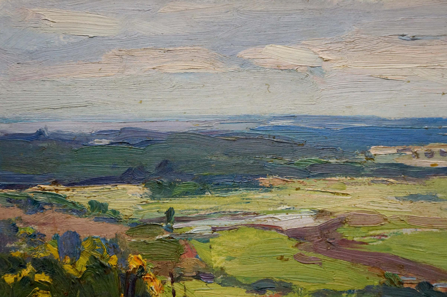 Oil painting After the rain Gantman Moses Faybovich