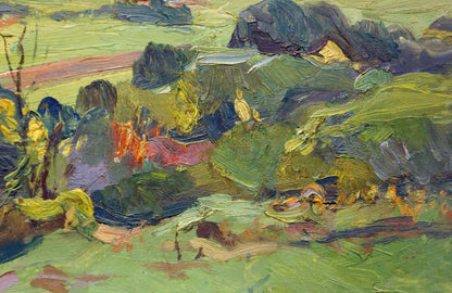 Oil painting After the rain Gantman Moses Faybovich