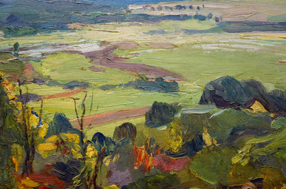 Oil painting After the rain Gantman Moses Faybovich