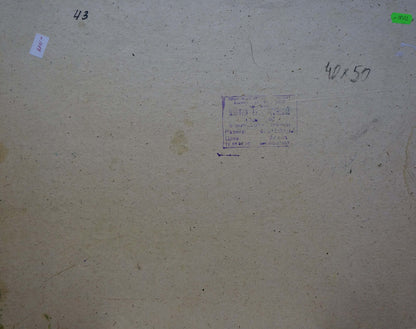 Oil painting After the rain Gantman Moses Faybovich