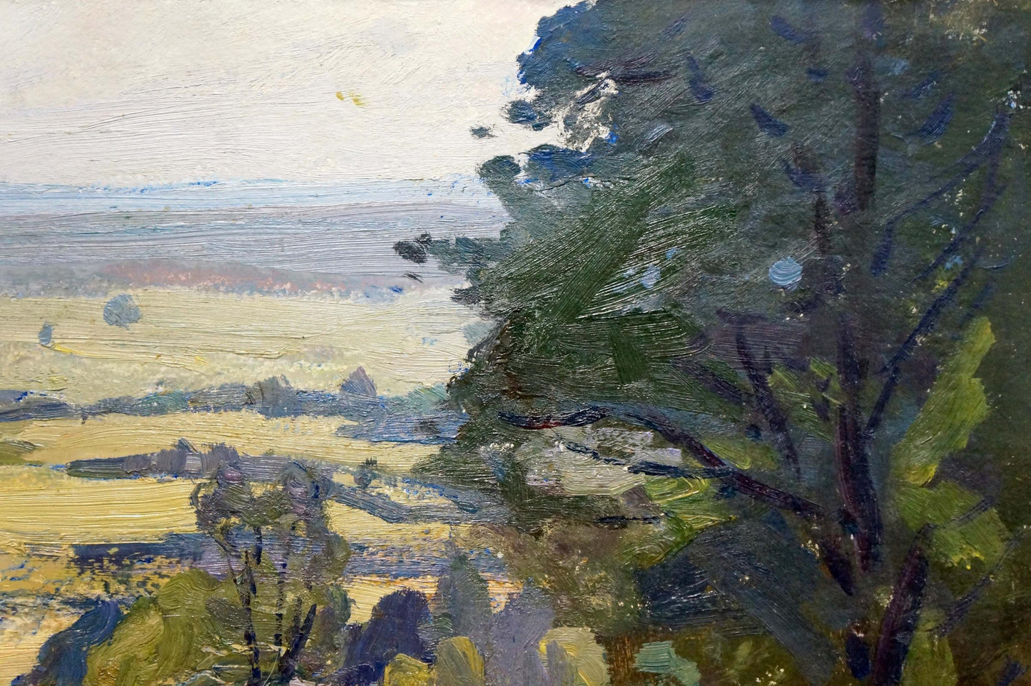 Oil painting Summer sunny day Gantman Moses Faybovich