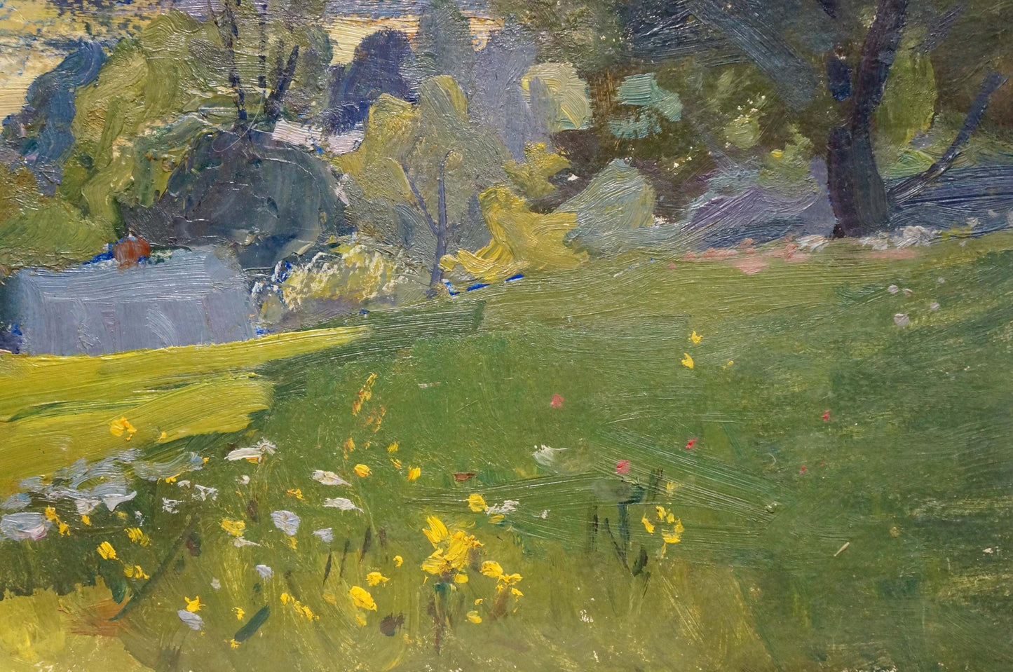 Oil painting Summer sunny day Gantman Moses Faybovich