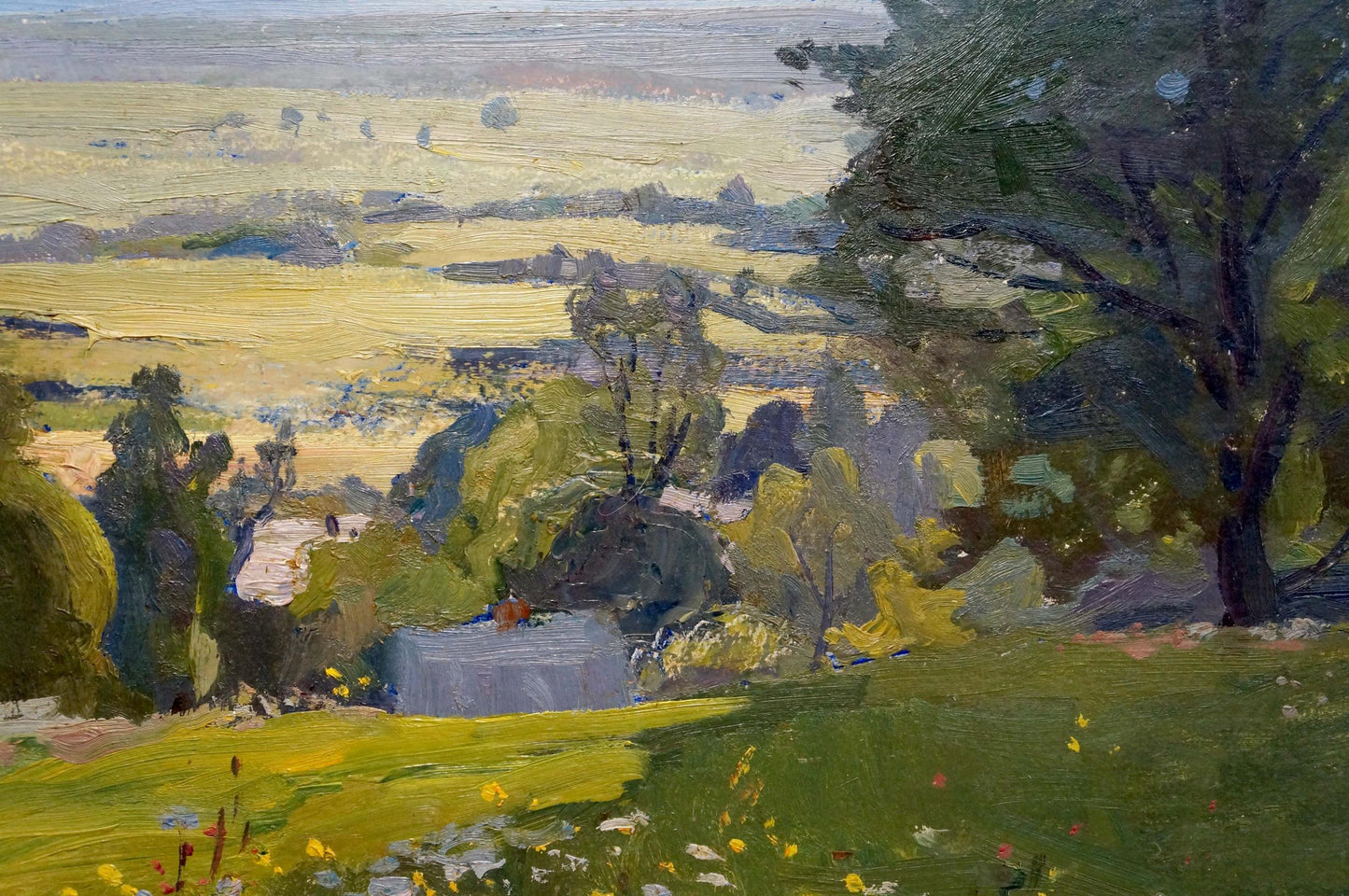 Oil painting Summer sunny day Gantman Moses Faybovich