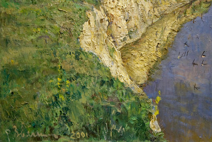 Landscape painting by Rostislav Mikhailovich Zvyagintsev