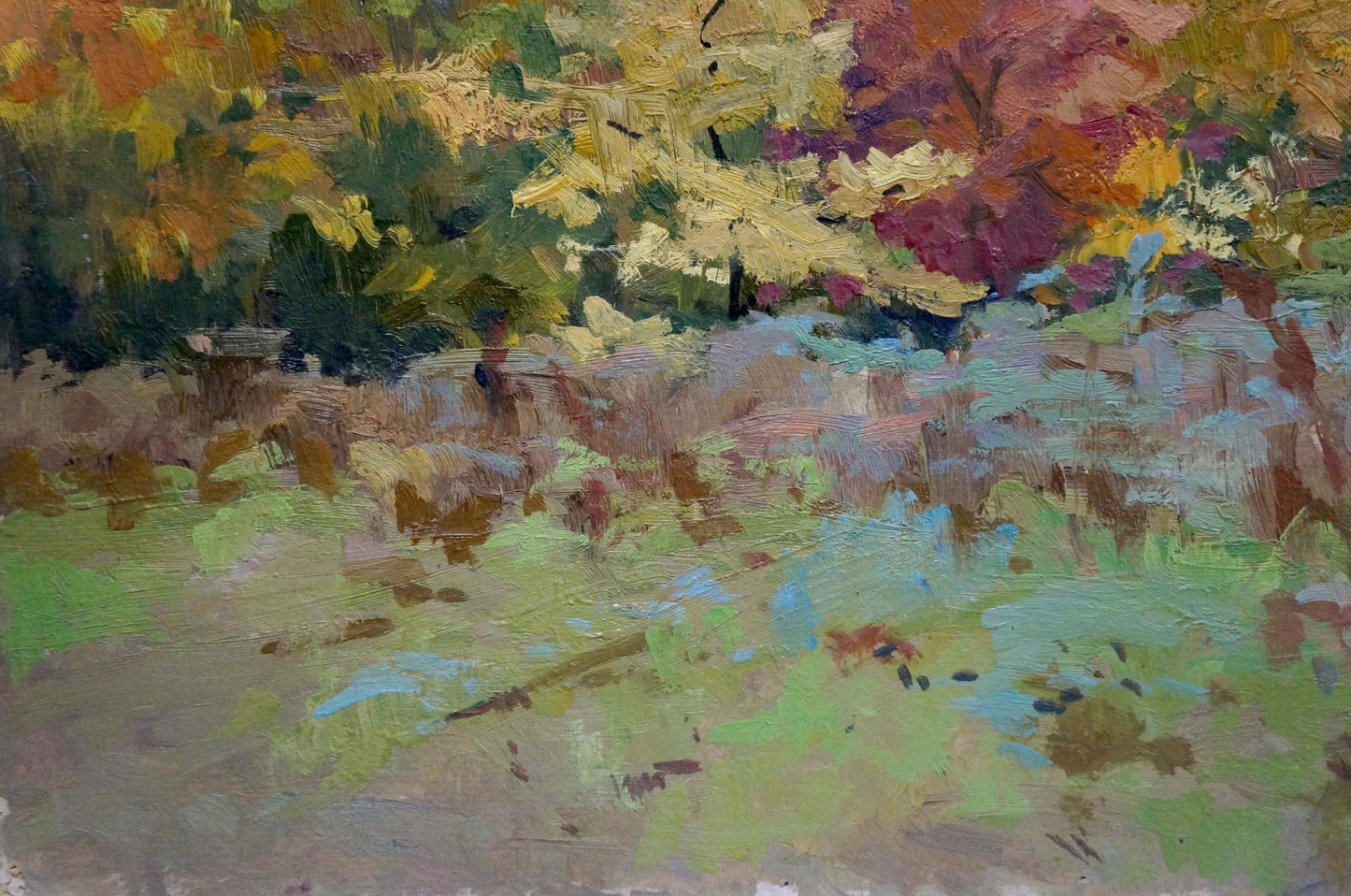 Oil painting After the rain Korostelev Vladimir Alexandrovich