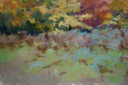 Oil painting After the rain Korostelev Vladimir Alexandrovich