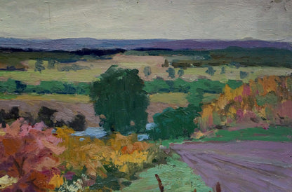 Oil painting After the rain Korostelev Vladimir Alexandrovich