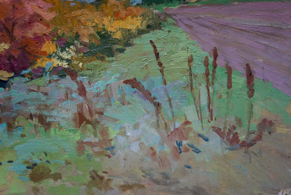 Oil painting After the rain Korostelev Vladimir Alexandrovich