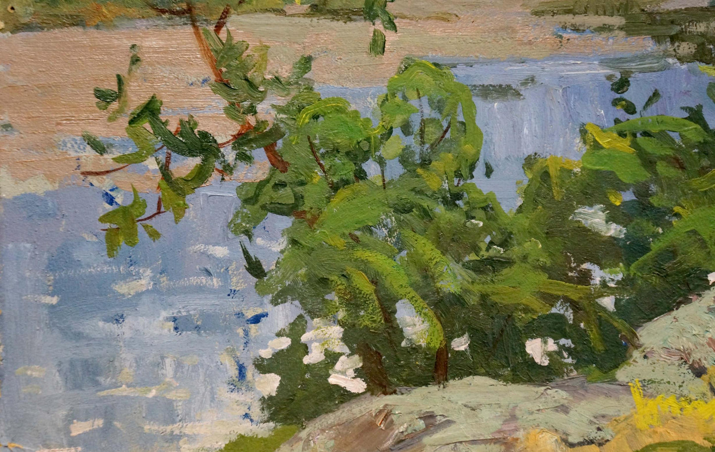 Oil painting Manor staircase Korostelev Vladimir Alexandrovich