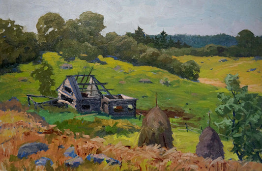 Oil painting Summer day Korostelev Vladimir Alexandrovich