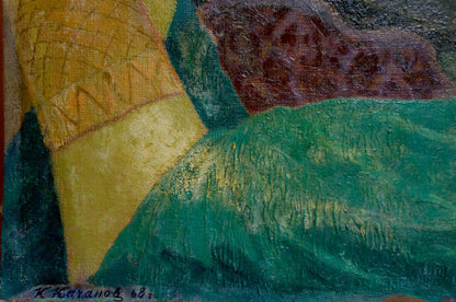 Oil painting Sleeping girl Kachanov Konstantin Silovich