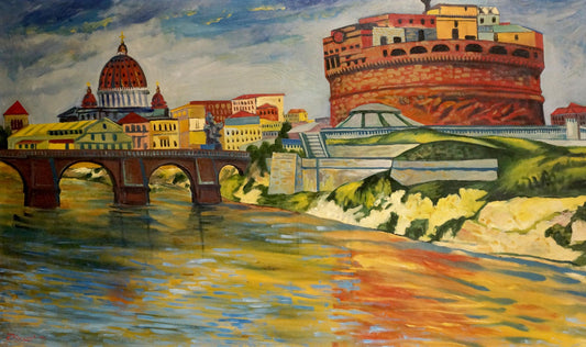 Oil painting Rome Sergey Borisovich Yukhimov