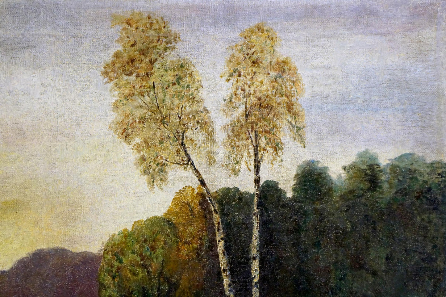 Oil painting Daylight on the river Unknown artist