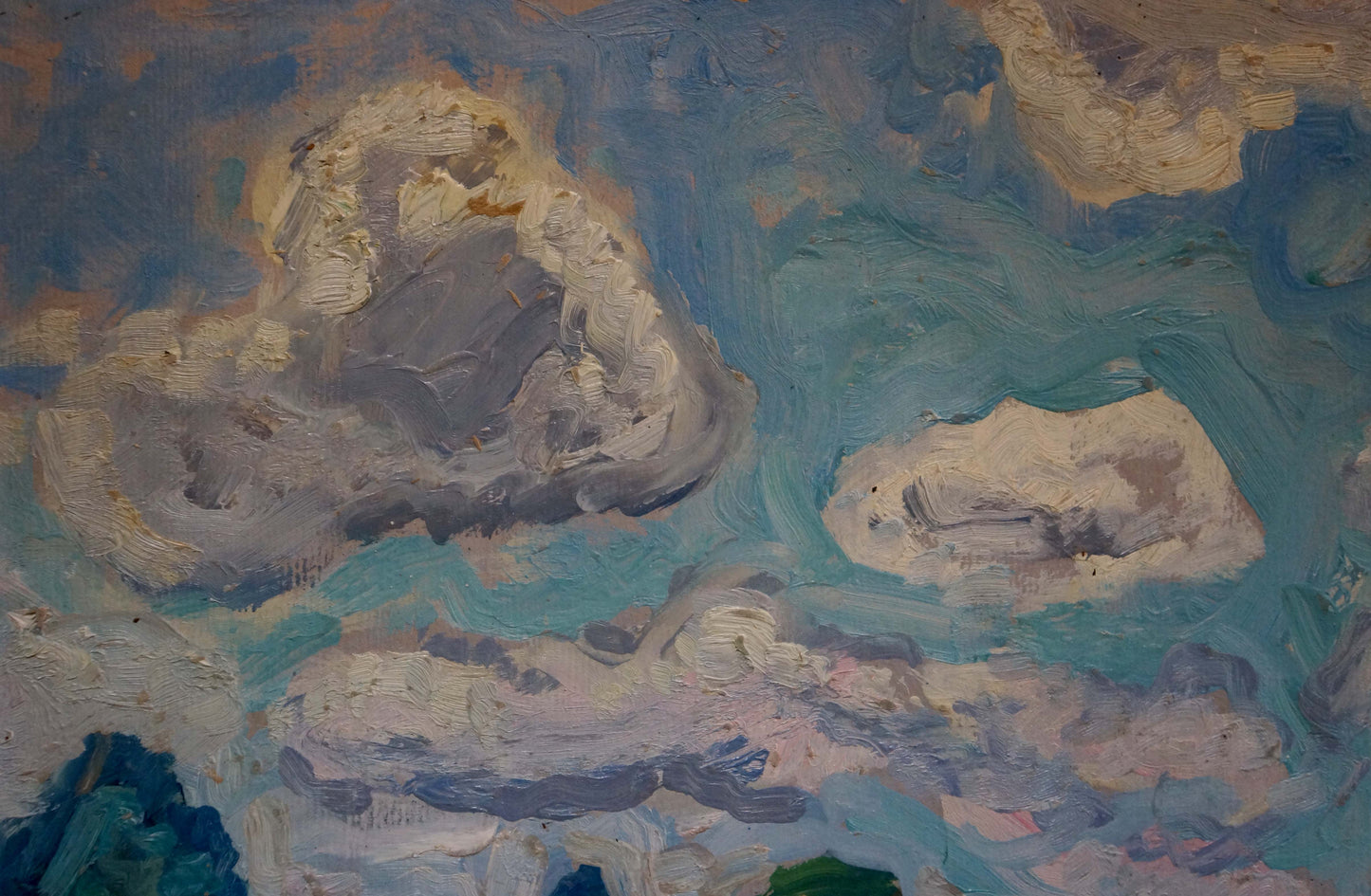 Oil painting Thunderstorm is coming Gaiduk Viktor Kirillovich