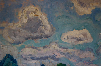 Oil painting Thunderstorm is coming Gaiduk Viktor Kirillovich