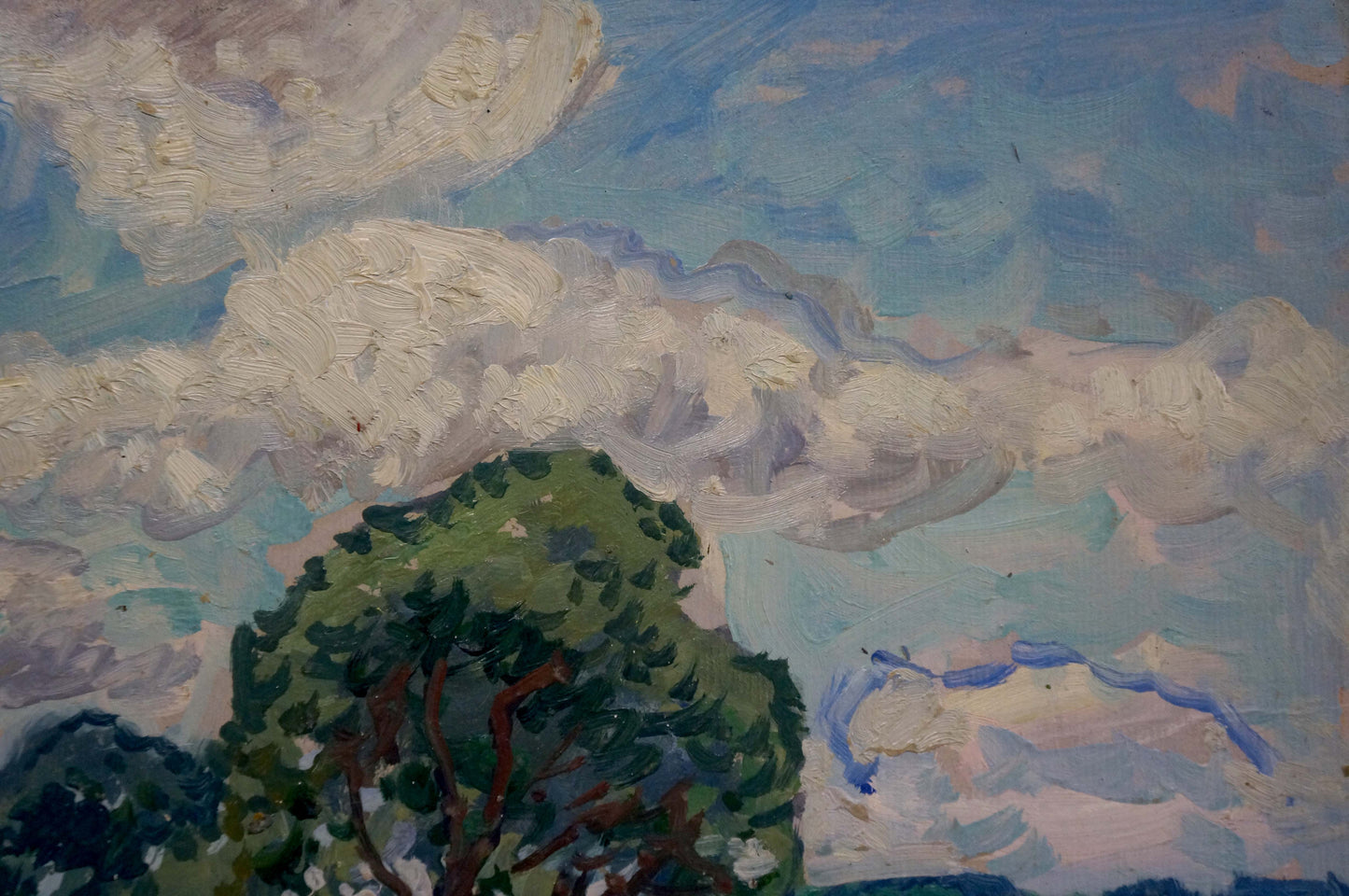 Oil painting Thunderstorm is coming Gaiduk Viktor Kirillovich