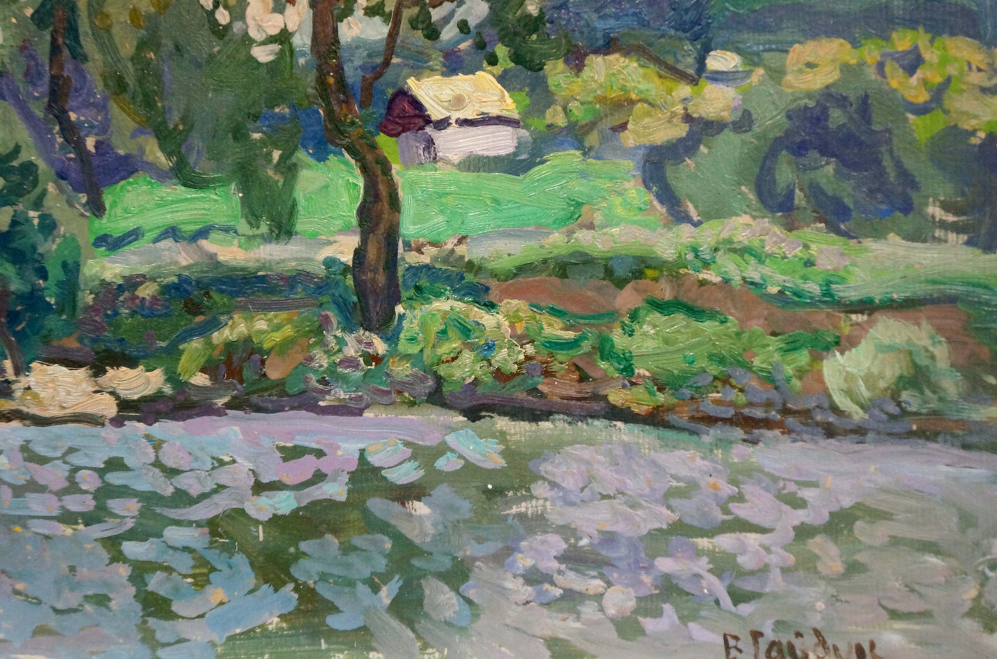 Oil painting Thunderstorm is coming Gaiduk Viktor Kirillovich