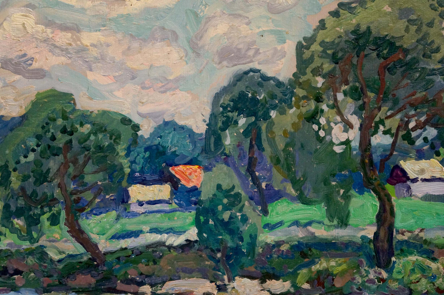 Oil painting Thunderstorm is coming Gaiduk Viktor Kirillovich