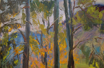 Oil painting Lake in the forest Nikolay Keretchanin