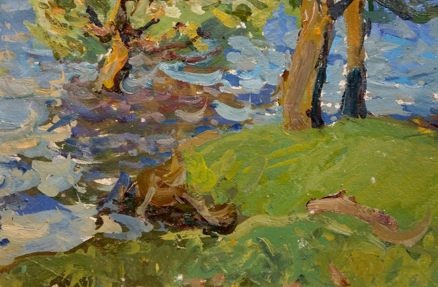 Oil painting Windy day Gaiduk Viktor Kirillovich