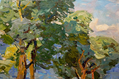 Oil painting Windy day Gaiduk Viktor Kirillovich